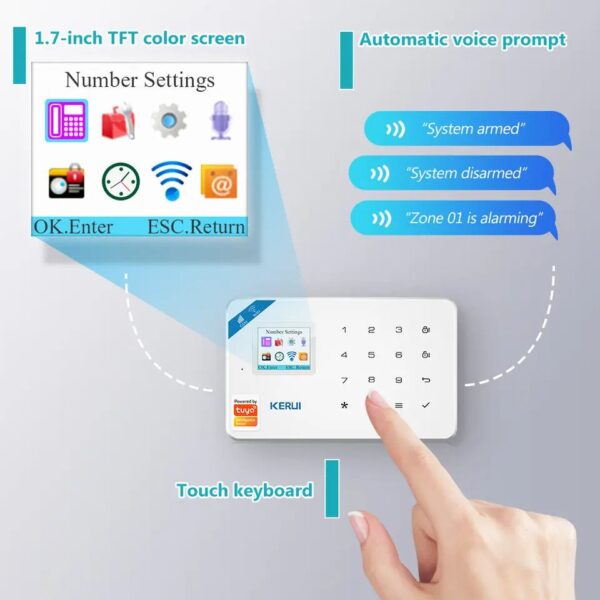 KERUI GSM+Wifi Security System - Image 5